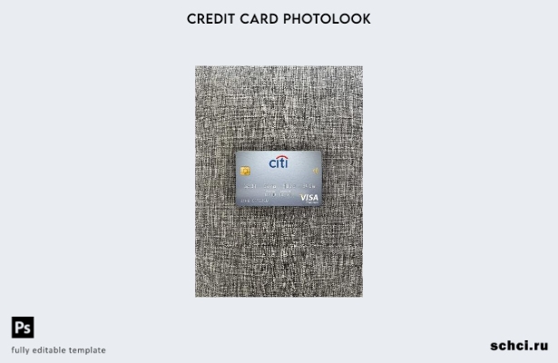 цифровая загрузка Швеция Citibank Visa Platinum Card фотоизображение переднего ш